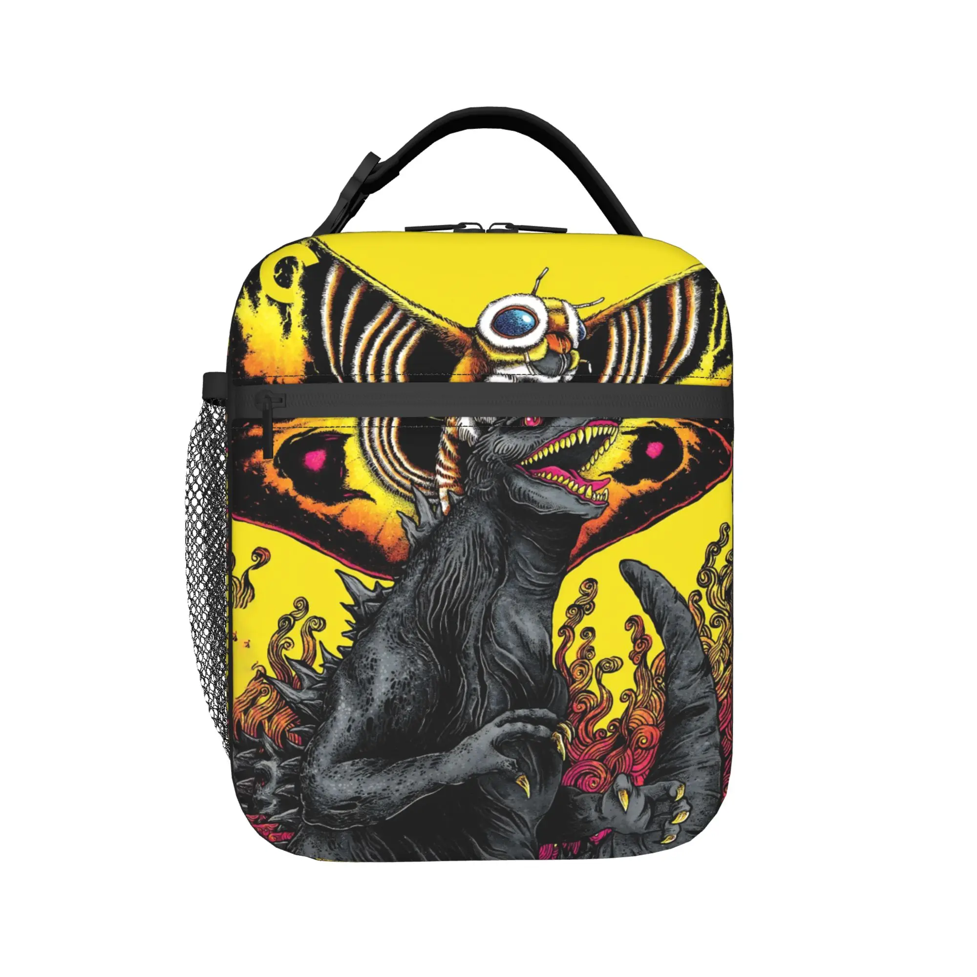 Bolsas Térmicas para Almuerzo con Diseño de Godzilla de la Película Showa, Contenedor de Almuerzo a Prueba de Fugas, Bolsa Refrigerante, Bolsa de Almuerzo, Bolsa de Transporte para Oficina, Bolsas para Almacenamiento de Alimentos
