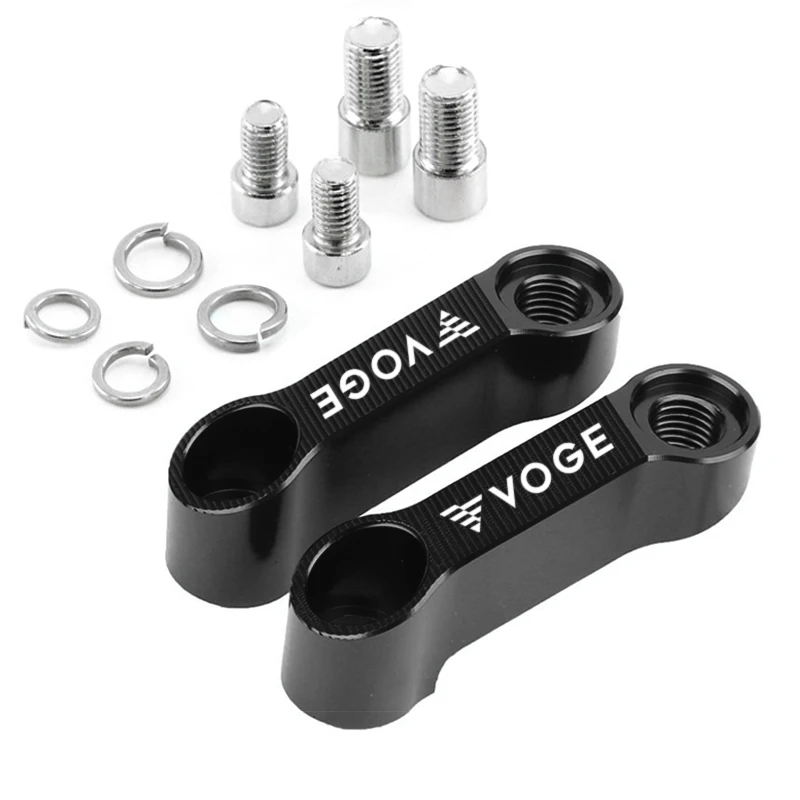 Motorcycle Accessories Rearview Mirrors Extension Riser Extend Adapter For Voge ds525x 525DS 300R 300AC 350AC 500AC 2022 - 2024