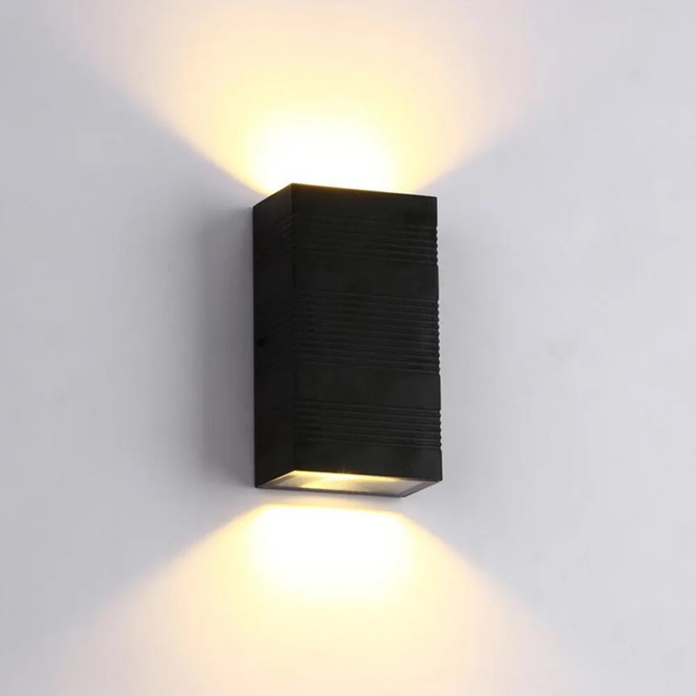 LED Striped Background Light Bed Bedroom Study Modern Simple Wall Sconce Exterior Wall Up and Down Waterproof Wall Sconce