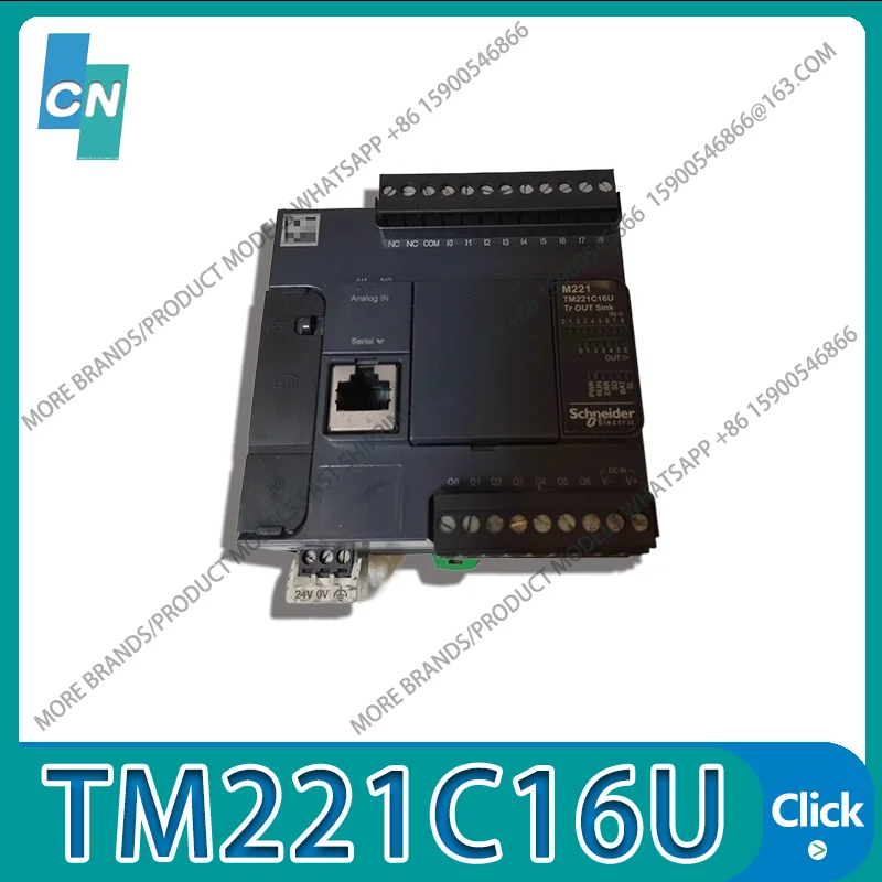 

TM221C16U PLC Programmable Controller Second-hand Original appearance intact Functional tested ok Fast Shipping