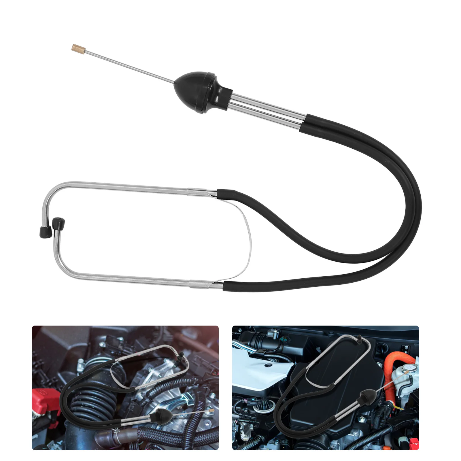 

Automotive Stethoscope Engine Hearing Tool Car Cylinder Sound Diagnostic Mechanic Stethoscope Auto Maintenance Tool