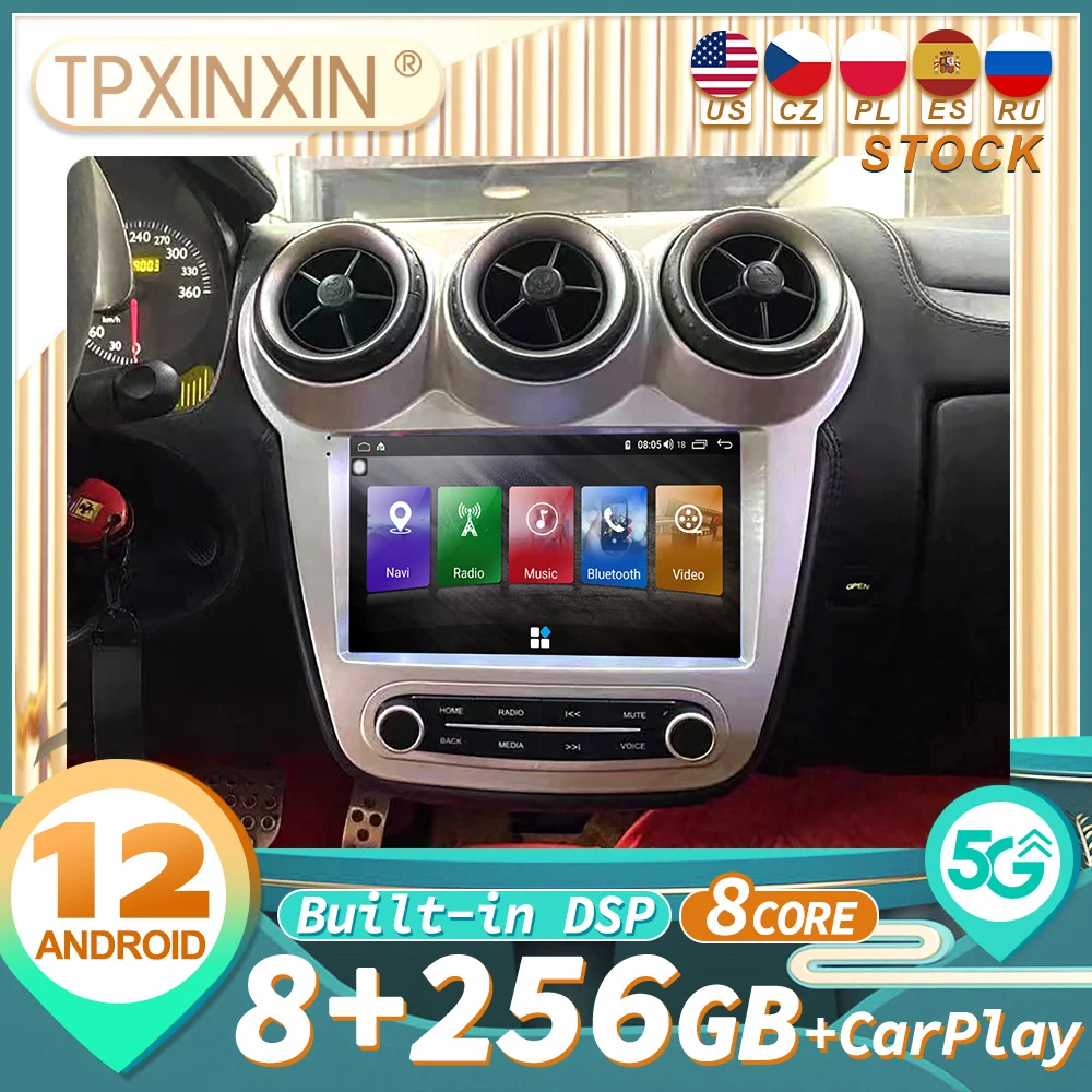 

for Ferrari F430 2005-2009 audio 2 din android receiver tesla style auto multimedia DVD player GPS