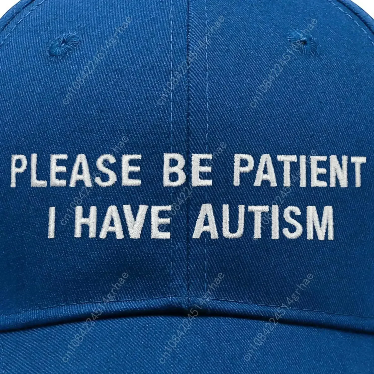 Retirement Gifts for Men Please Be Patientt I Have Autism Hat Embroidery Trucker Hats Baseball Cap for Men Women