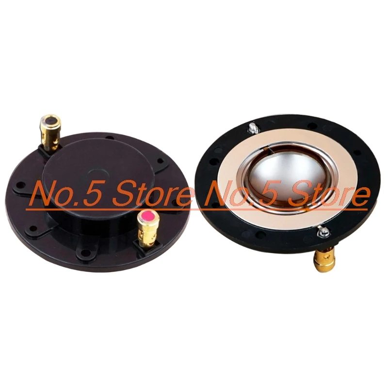 Новый Y5H 1 шт., профессиональный твитер, пленка для динамиков высоких частот, 34,4 мм, 34 ядра, диафрагменные кольца, звуковая катушка, аксессуар «сделай сам», 7,2 Ом Новый Y5H 1 шт., профессиональный твитер, пленка для динамиков высоких частот, 34,4 мм, 34 ядра, диафрагменные кольца, звуковая катушка, аксессуар «сделай сам», 7,2 Ом