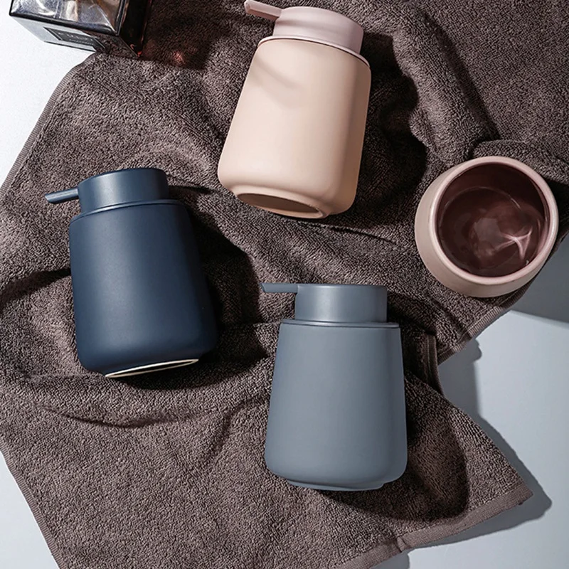 زجاجة يد من السيراميك للحمام ، جل الاستحمام ، ملحقات الحمام