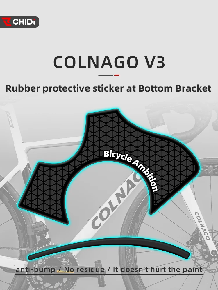 

Used For COLNAGO V3 Rubber protective sticker at Bottom Bracket Bicycle accessories Bicycle modification protection