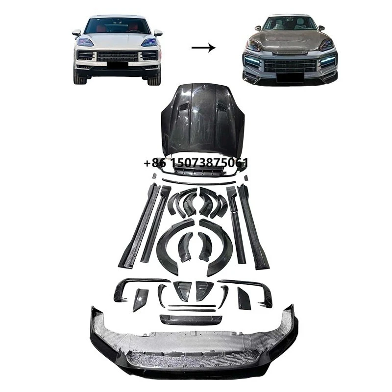 Hot Selling Dry Carbon Body Kit for  9Y0.2 2024+ Upgrade to MSY Style Car Bumper Lip Rear Lip Hood Side Skirt