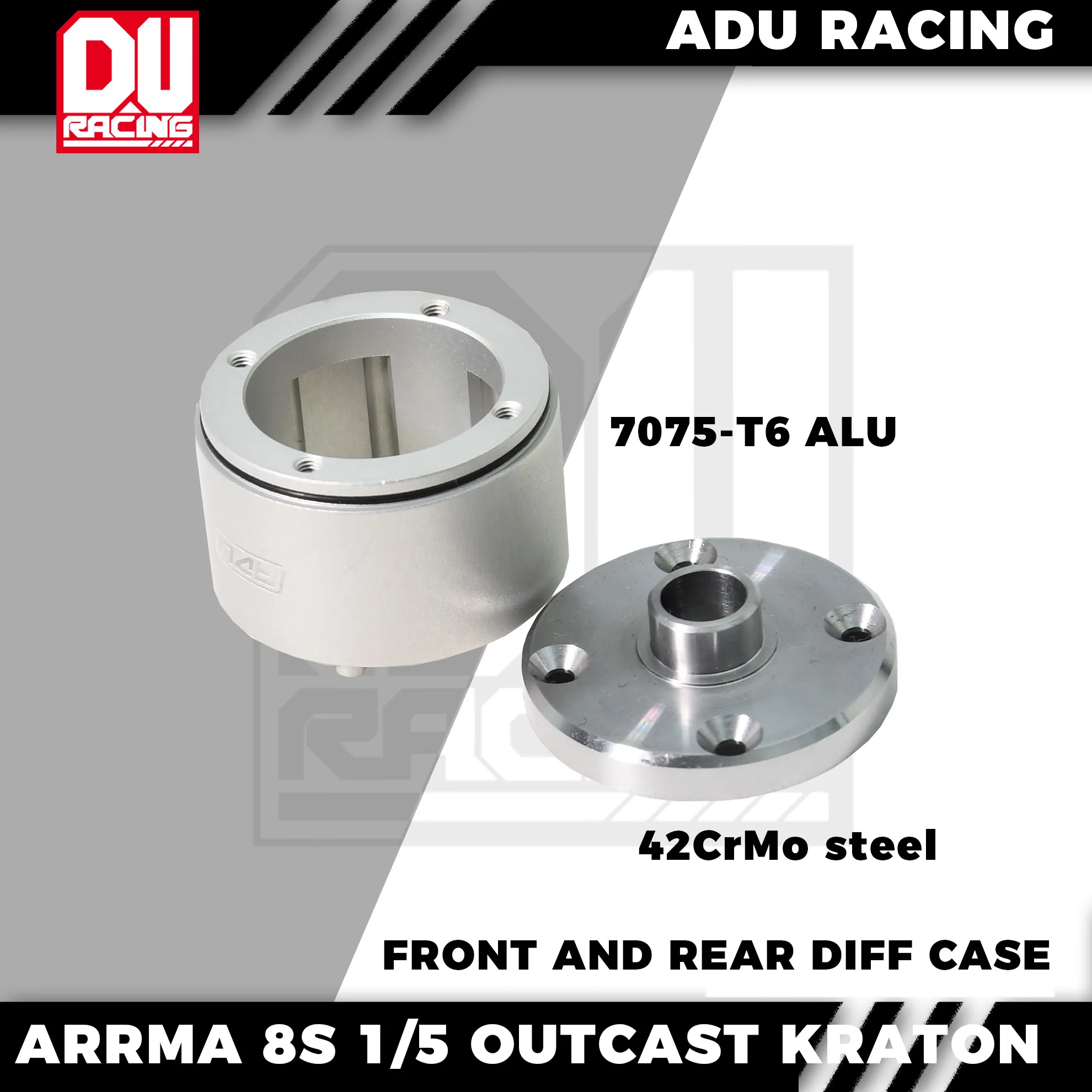 

ADU RACING Arrma 1/5 8s Outcast Kraton 7075-T6 Металл DIFF SET ARA310915
