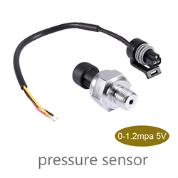 G1/4 DC5V 0-1.2 MPa Pressure Transducer Sensor Oil Fuel Diesel Gas Water Air Water Circulation Sensor Pressure Transducer Sensor