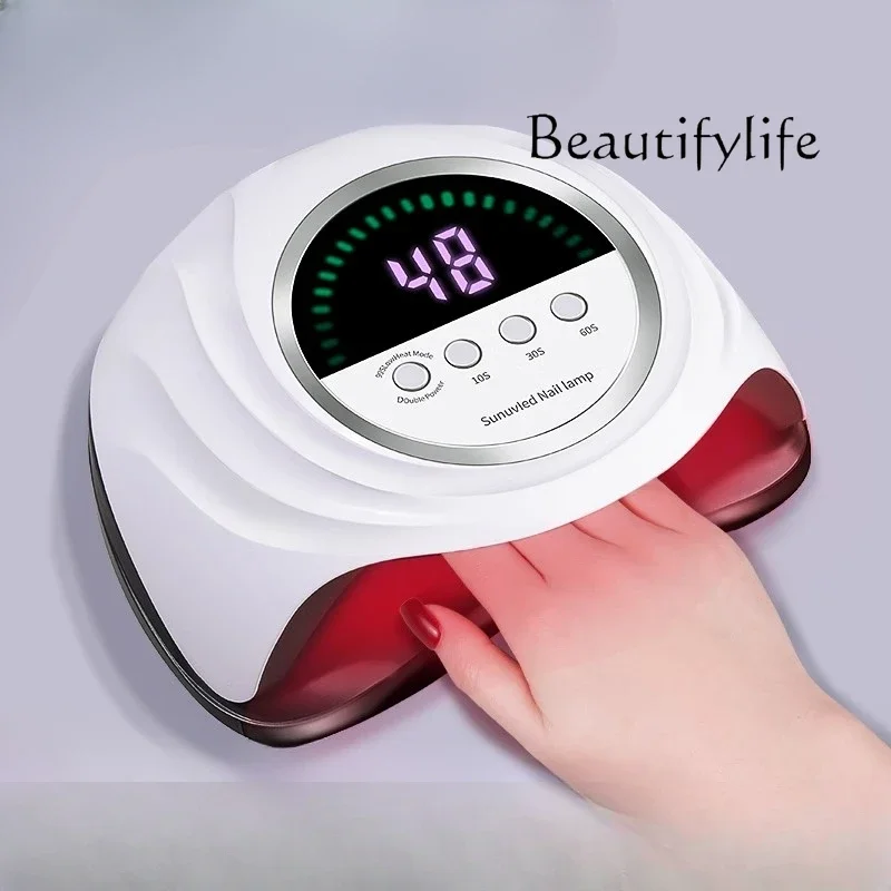 Nail art is exquisite and advanced, new models are not black-handed professional home opening quick-drying nail roasting machine