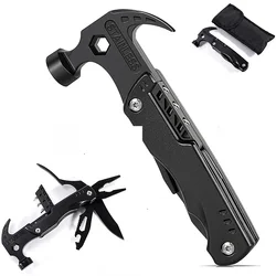 Multifunctional Pliers Multitool Claw Hammer Stainless Steel Tool Outdoor Survival Wire Cutter Camping Knife Wrench Hand Tools