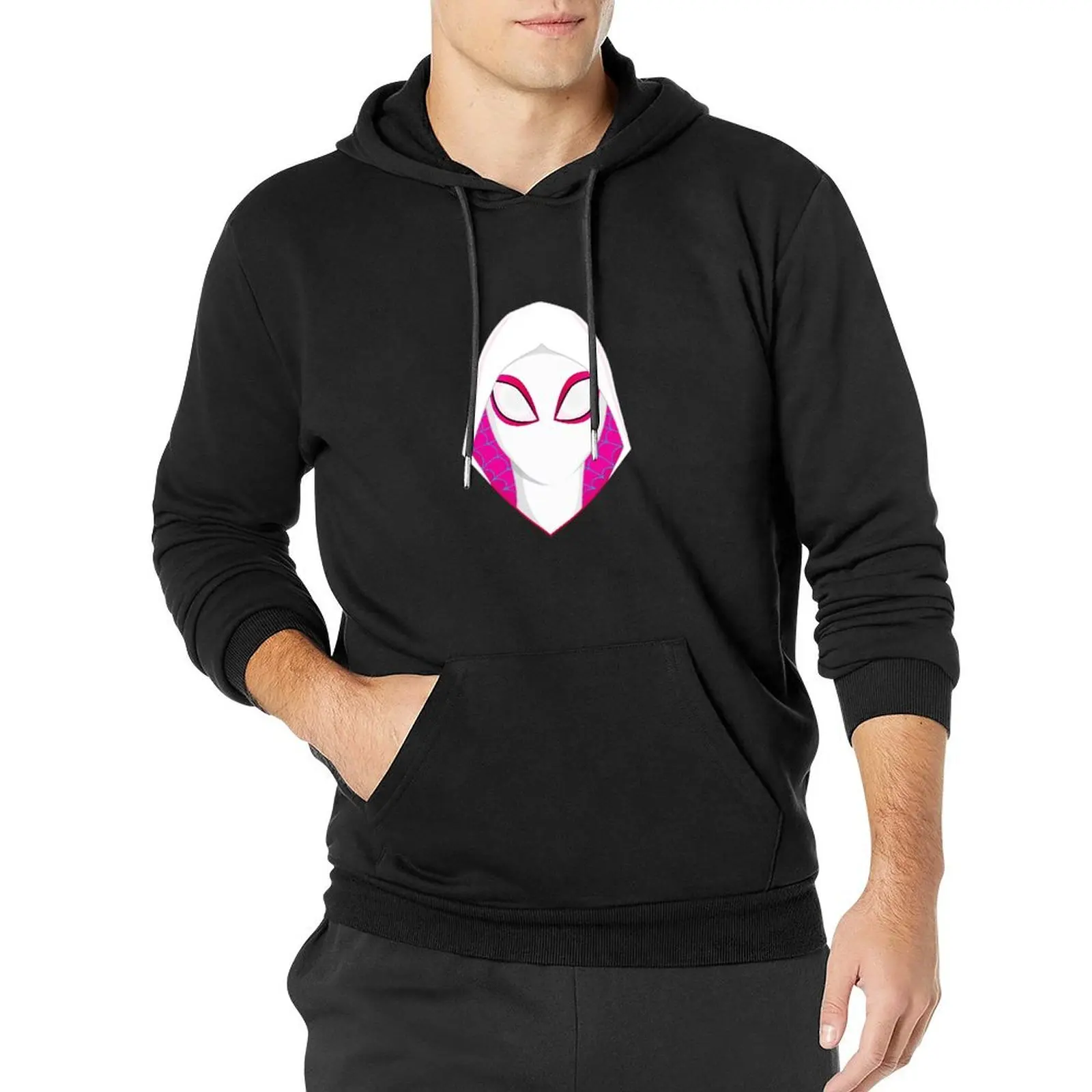 

Gwen Stacy пуловер с капюшоном, корейская осенняя одежда, комплект мужской толстовки, мужское пальто, осенняя толстовка с капюшоном в стиле аниме