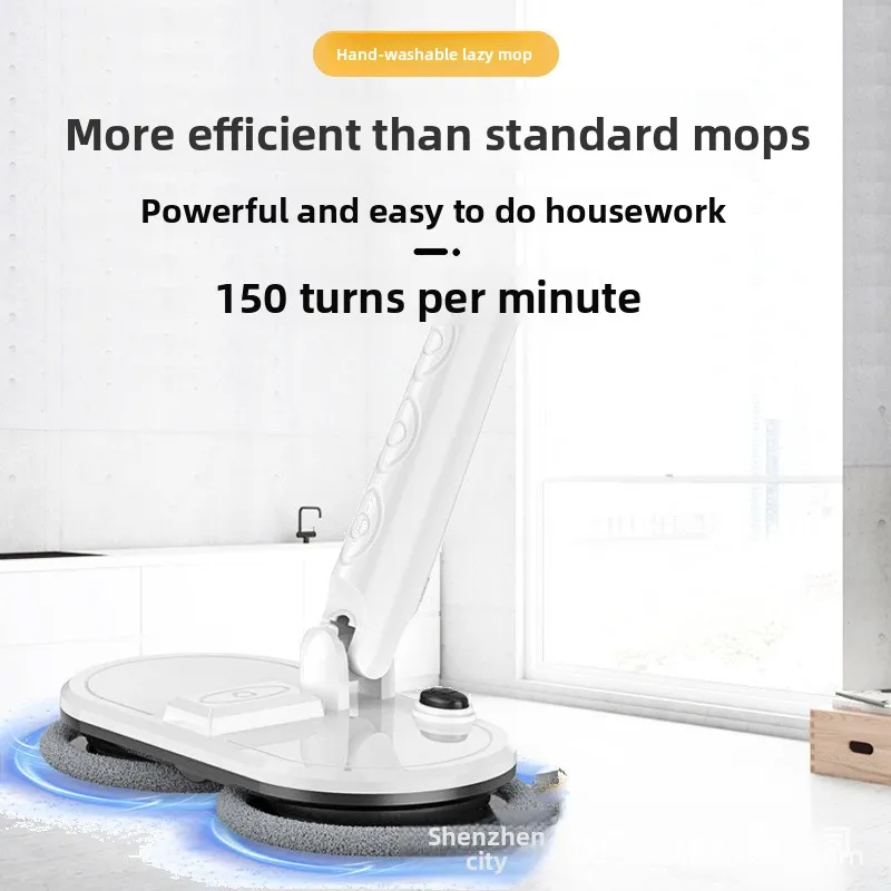

Wireless Electric Mop Household Mopping Sweeping Fully Automatic One-tow Net Mopping Machine Mopping Essential