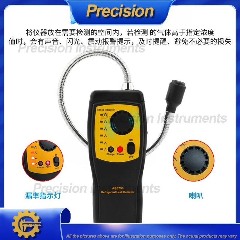 2026 Refrigerant Leak Detector for HVAC and Automotive Air Conditioning Systems Halogen Gas Detection Pen Tool