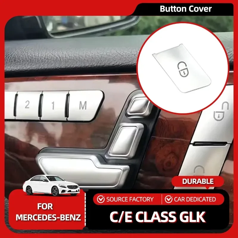 

Лидер продаж, молдинги для автомобильного сиденья, кнопки блокировки памяти, наклейки для Mercedes-Benz C/E Class GLK GLE ML GL CLS GL