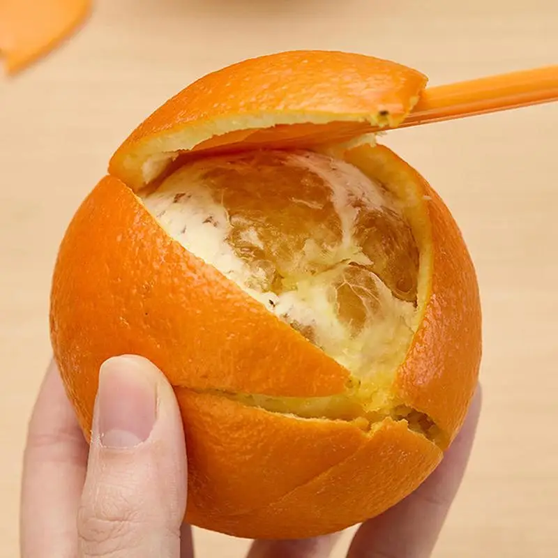 .1/3/5pcs Multifunctional Orange Peelers Simple Lemon Peeler Grapefruit Peeler Stay Safe And Keep Your Hands Clean Fruit Tool