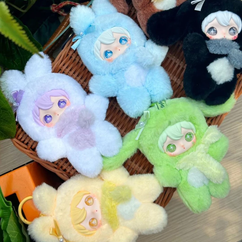 Ayor Toys Rabbit Shining Vinyl Blind Box - Gantungan Mainan Trendi Lucu Shyshyshy World Series Koleksi untuk Hadiah Ulang Tahun Anak Perempuan