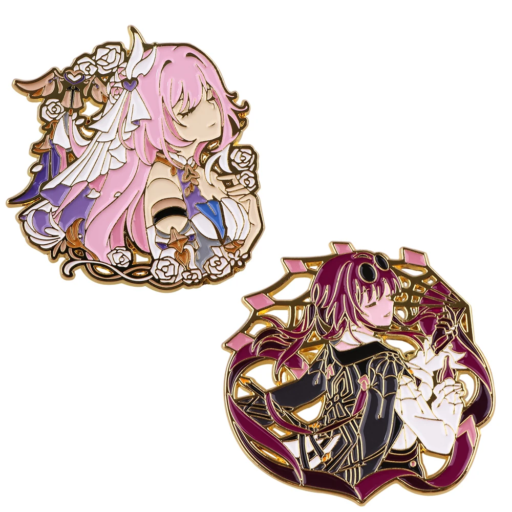 バックパック用エナメルブロッチ、ラップトップとバックパック用のバッジ、ジュエリーアクセサリー、ゲーム、ハキエルシア、ブリーフケース、ラペル、女性、女の子