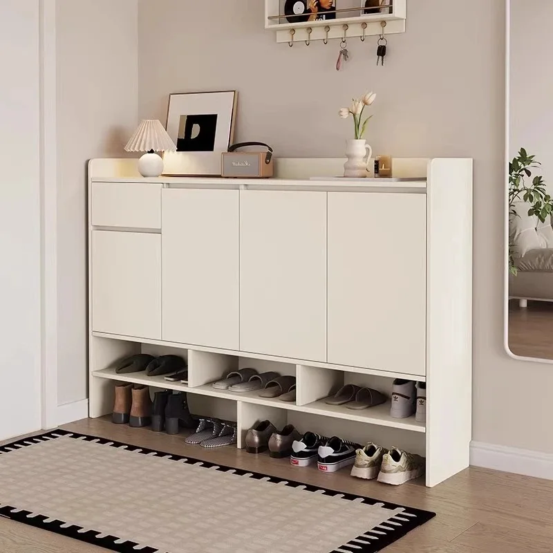

Room Decor White Shoe Cabinet Minimalist Luxury Comfortable Entrance Hall Shoe Rack Organizer Beauty Archivadores Home Products