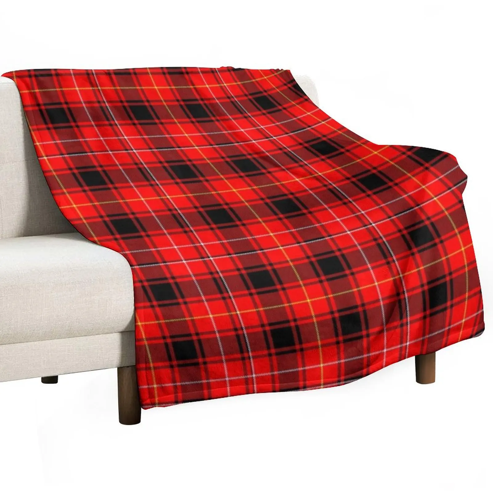 

Clan McIver Tartan Throw Blanket Faux Fur Soft Warm Blanket for Bed