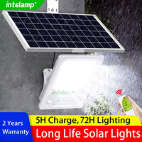 Super Bright Solar Light Outdoor Motion Sensor Flood Security With Remote Control Powered Wall Dusk to Dawn Garden Porch Farm