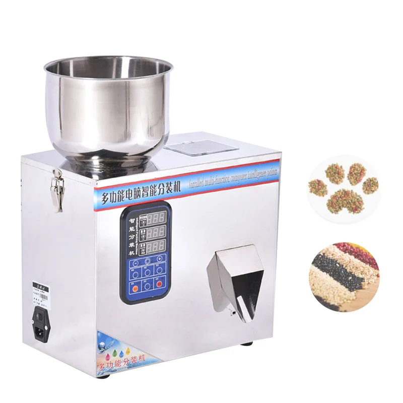 Automatic Weighing Packing Machine Powder Granular Tea Hardware Nut Materials Filling Machine