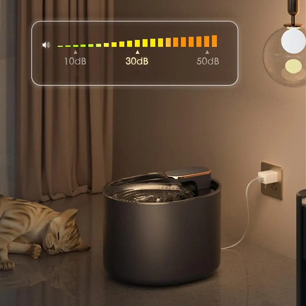 ペット用ウォーターディスペンサー,大容量,スプリットデザイン,自動循環,水ドリンクボウル