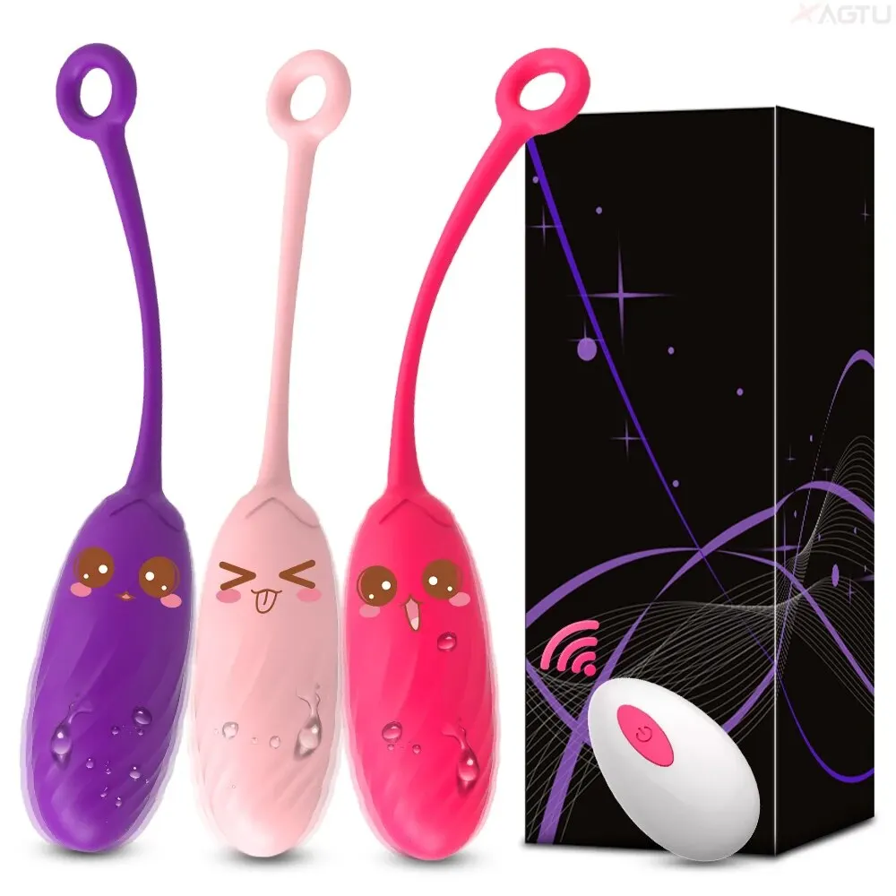 Powerful G Spot Vibrators for Women Remote Control Vaginal Balls Clitoris Stimulator Vibrating Love Egg Sex Toys for Adults