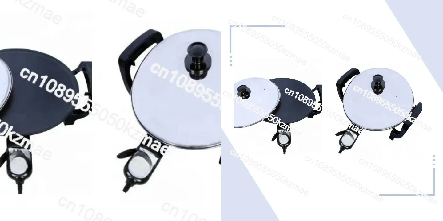 46cm Electric Injera Maker - Multi-Purpose Griddle for Chapatti, Tortilla & Flatbreads
