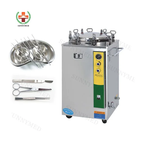 SY-T017 horizontal autoclave 120L 150L fully stainless steel sterilizer hospital getinge vertical steam sterilizer price