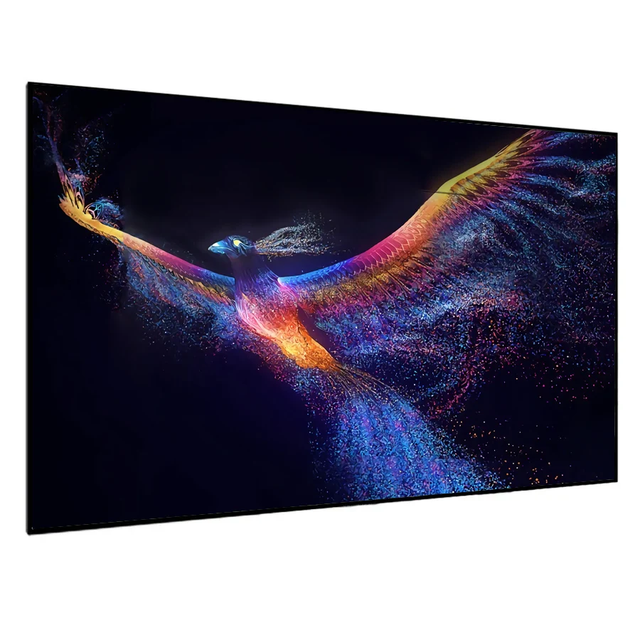 

2024 HOT 60inch~150inch For Laser TV Home Theater 4K/8K 3D ALR Projector Screen Fixed Frame Ultra Short Throw Projection Screens