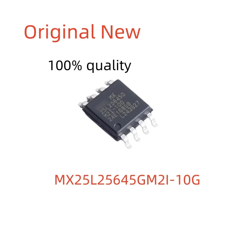 100%NEW  MX25L25645GM2I-10GTR NOR FLASH 256Mbit SPI Flash Memory IC 2.7V~3.6V 133MHz