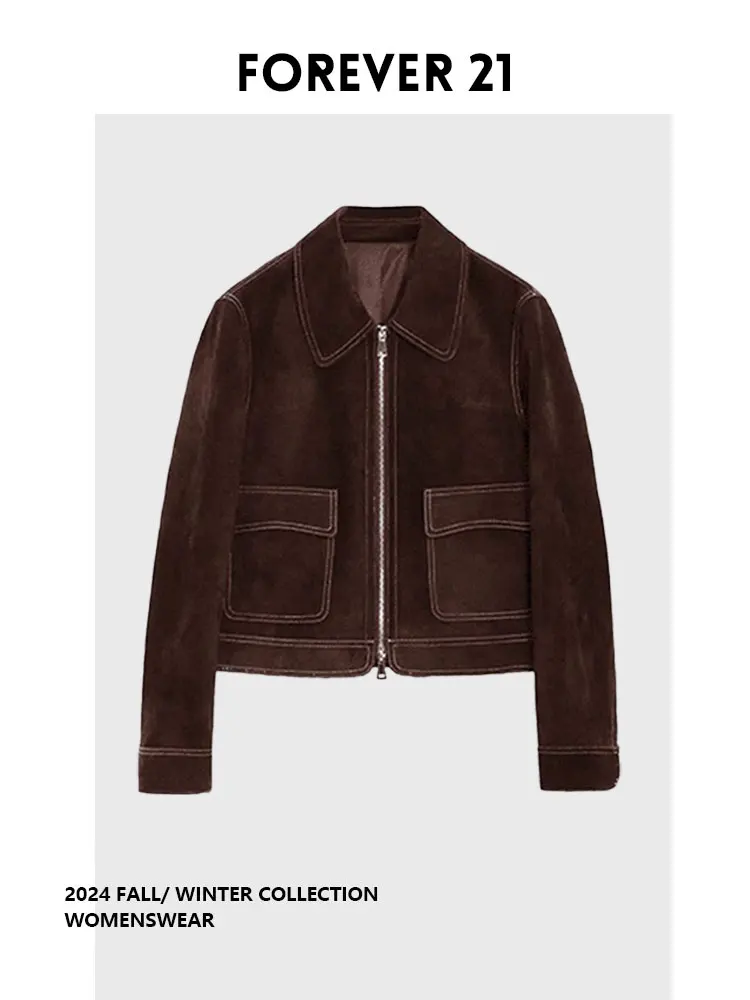 

Куртка Forever 2 Florence в винтажном стиле с эффектом потертости, классическая, универсальная, весенняя новинка, с длинными рукавами, приталенный крой