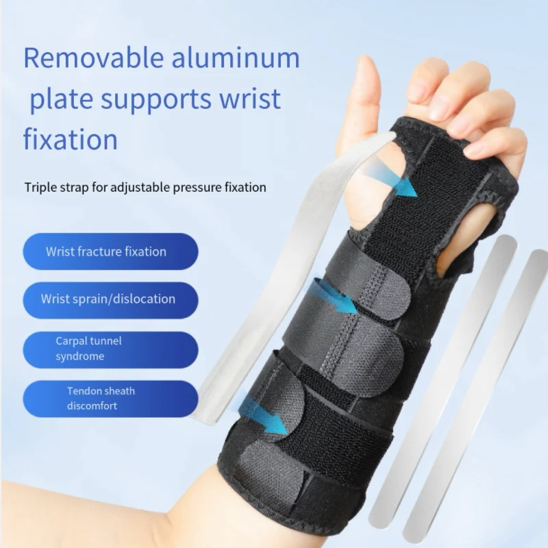 

Профессиональный регулируемый медицинский бандаж на запястье, поддерживающая шина для суставов, перелома повреждений, артрита, облегчение туннеля запястья, поддержка