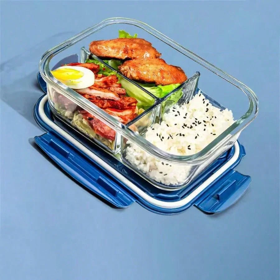 Meal Prep Glass Containers Oven Safe - New Style Glass Lunch Box Microwave