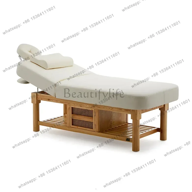 zJ Beauty Salon Furniture SPA Bed Adjustable Massage Table Multifunction Facial Bed With Armrest Hairdressing Furniture