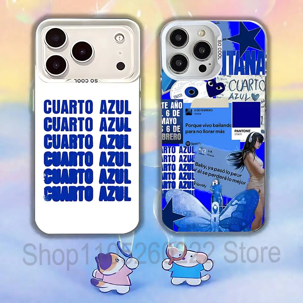 

A-Aitana Cuarto azul Phone Case For iPhone 17,16,13,12,11,15,14,Pro,Max,Plus,SE4,Air,Mini White IMD Matte