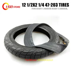 12 Inch Tyres 1/2x2 1/4 47-203 Tires & Inner Tube Fits Electric Bicycle, Baby Carrier Carrier, Folding Bicycle