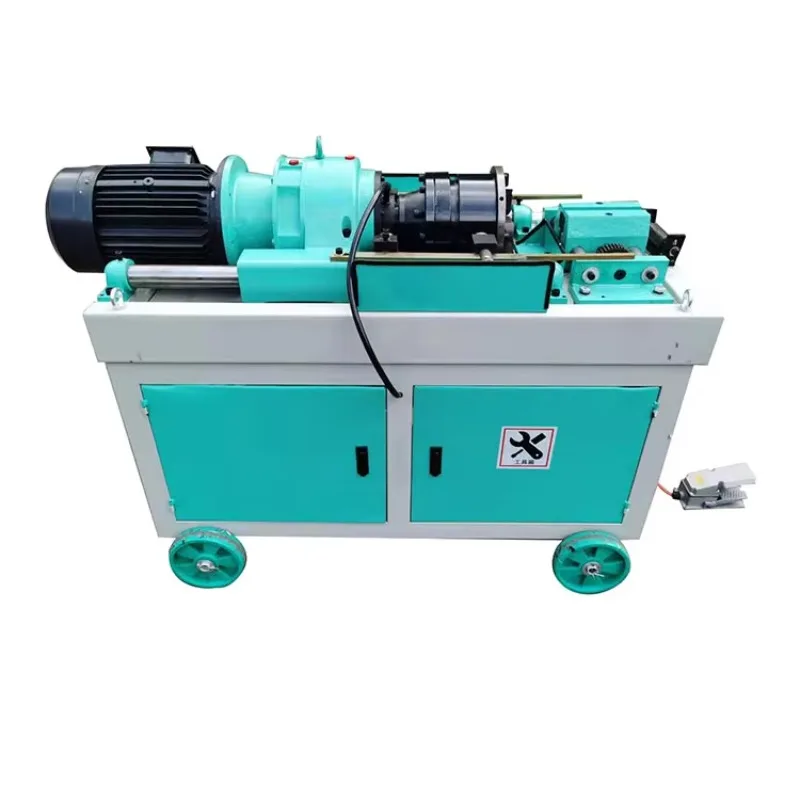 China New Professional Construction Machinery Fully Automatic Rebar Thread Rolling Machine Electric Steel Pipe Threading Machine