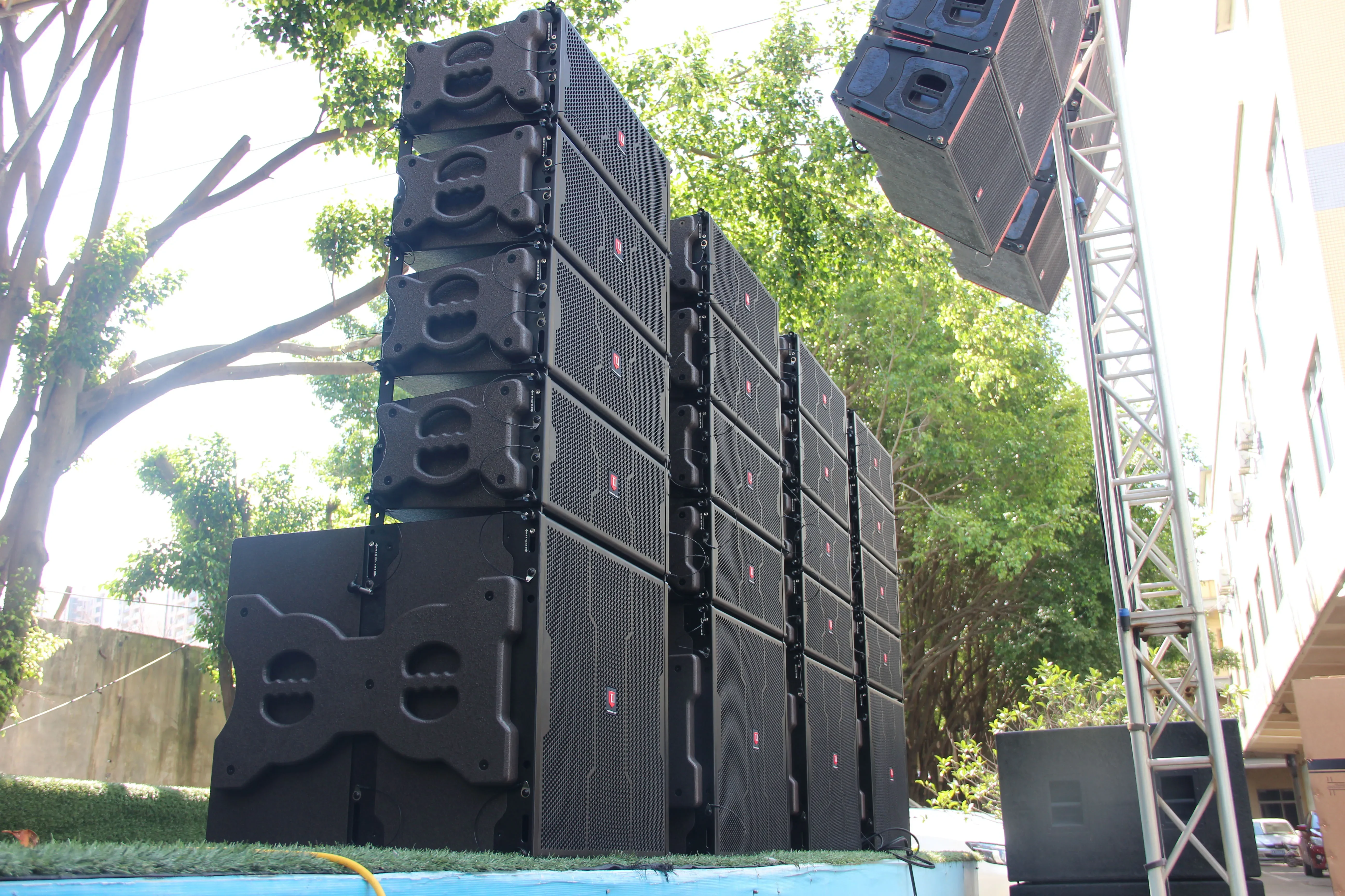 Line Array System Speaker TI Pro Audio LA25 DJ Professional Audio Line Array Sound System Speakers Wood Sonorisation Dual 5 Inch