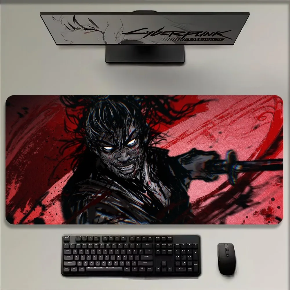 Vagabond Manga Mousepads Monster Large Mouse Mat Big Desk Pad Non-Slip Rubber Mouse Pad Big Keyboard Mats Mouse Pad