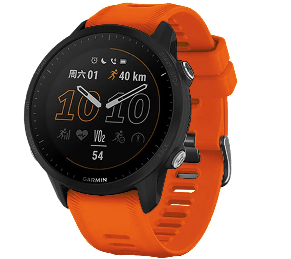 Silikonarmband für Garmin Forerunner 955 745 935 945, Original-Armband, atmungsaktiv, Smartwatch-Armband – Detail 9