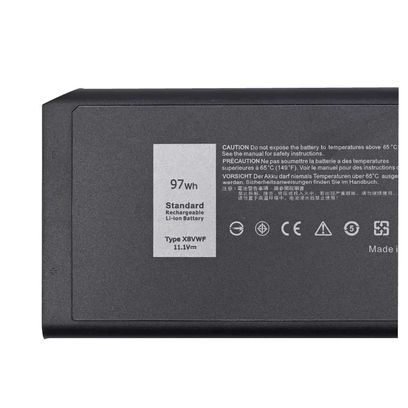 X8VWF Laptop Battery for Dell Latitude 14 Rugged 5404 5414 E5404 Extreme 7414 7404 E7404 Series 4XKN5 DKNKD P45G P46G 97Wh/65Wh