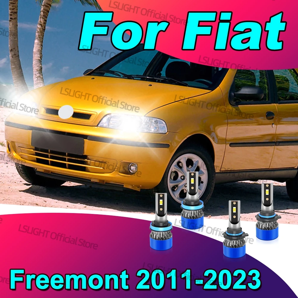 

2/4x Headlights 6000K 3570 CSP High Low Beam Head Lamp Bulbs For Fiat Freemont 2011-2023 2012 2013 2014 2015 2016 2017 2018 2019