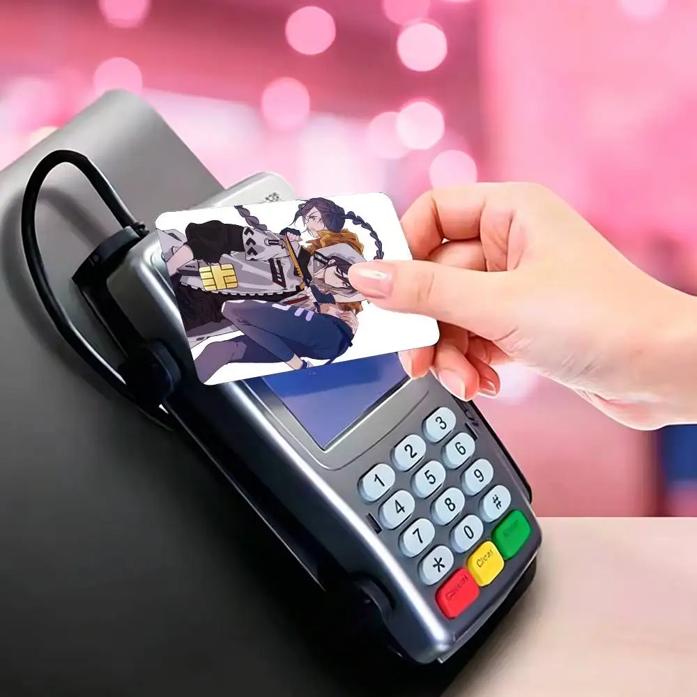 Scissor S-Seven Anime Credit Card HD Stickers Game Card Decal Small Chip Waterproof Sticker Gift