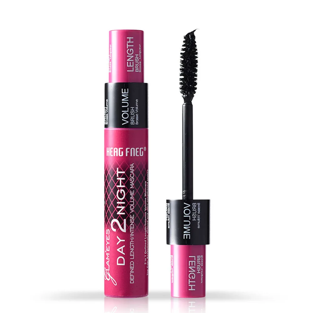 1 ~ 10 Stuks Zwarte Vloeistof 4d Zijden Vezel Mascara Waterdichte Rimel Maquiagem Verlengt Lange Dikke Curling Lash Mascara Wimper