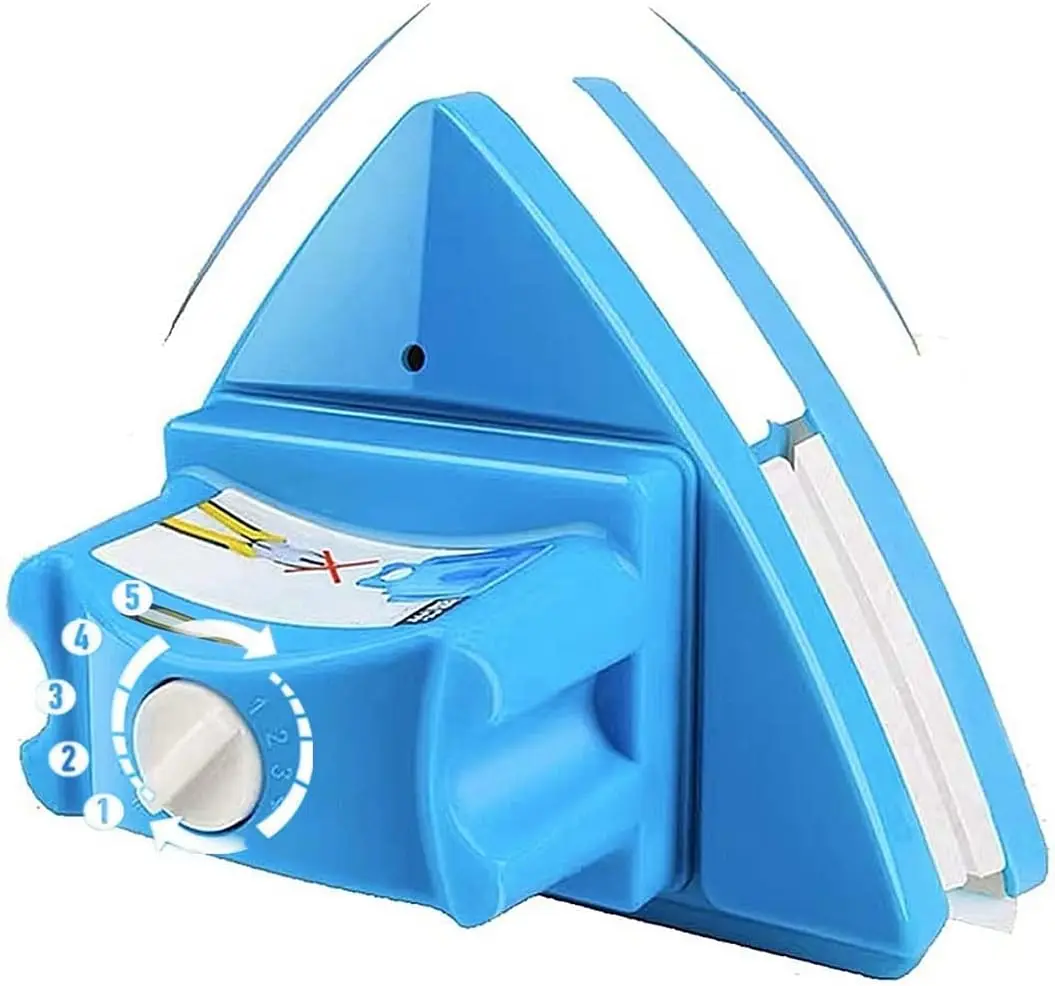 

Double-Sided Window Cleaner Glass Wiper Magnetic Cleaning Tools, 5-Gears Adjustable Magnetic Glider Washing Brush Tools, for Hig