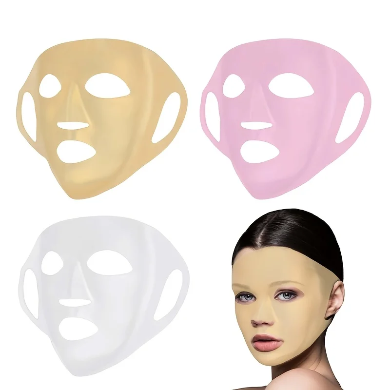 3D Silicone Mask Cover, Reusable - Ear-hanging Auxiliary Mask Moisturizing Firming Skincare Enhancement Tool, Facial Care Tool