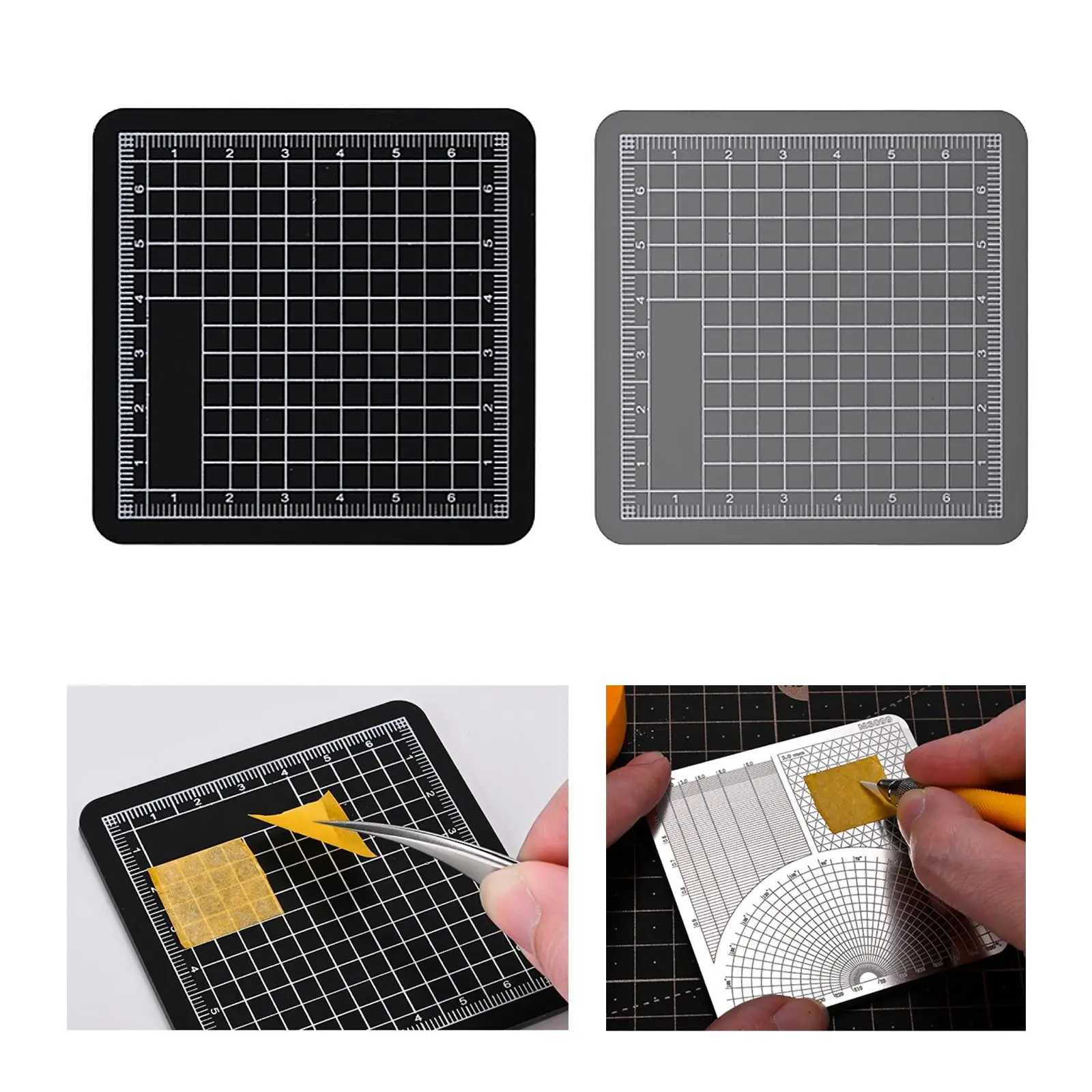 

Masking Tape Cutting Pad Multipurpose Hobby Mat for Stencil Hobby Model Building Scrapbooking DIY Art Work Cutting Model Making