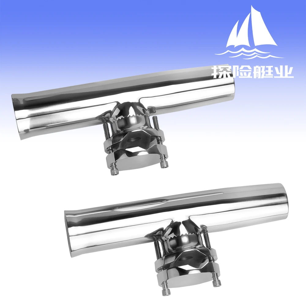 

2X Stainless Steel Rod Holder Adjustable Fishing Rod Holders for Boats Marine Boat Yacht Accessories Fishing Support